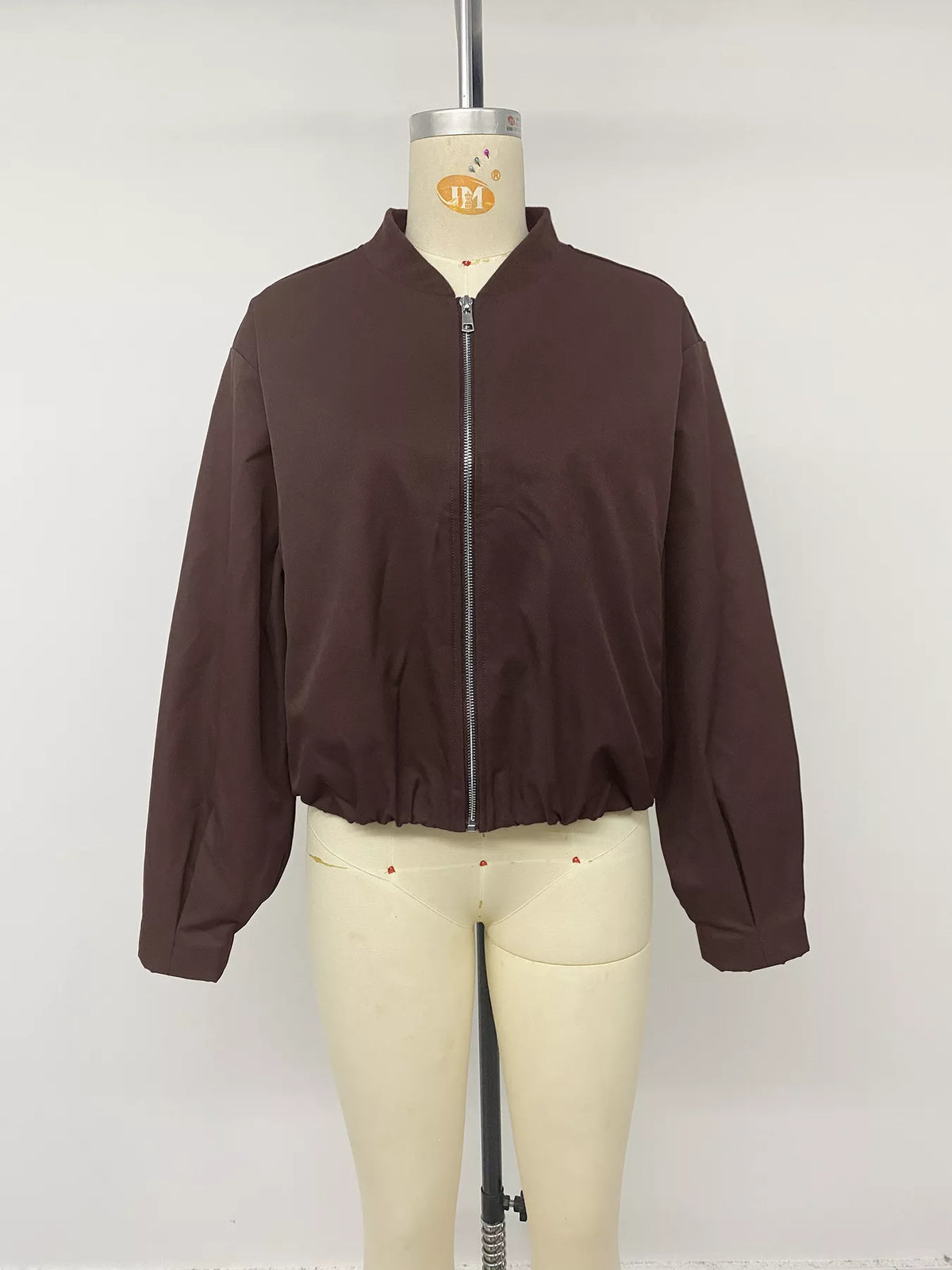 Zip Up Dropped Shoulder Jacket | STAHlin RADIANCE