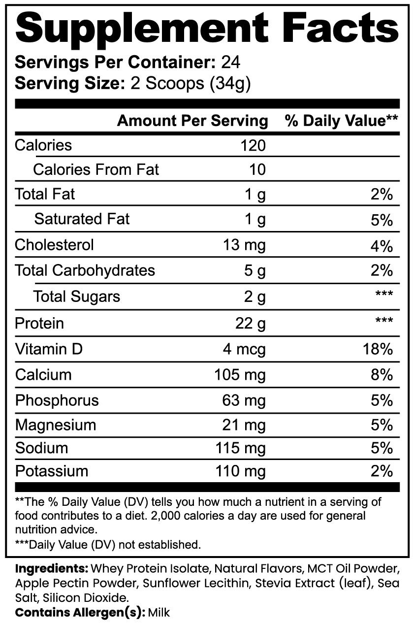 STAHlin Wellness Advanced 100% Whey Protein Isolate (Vanilla) | STAHlin RADIANCE