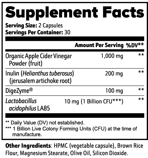 STAHlin Wellness Apple Cider Vinegar Capsules | STAHlin RADIANCE