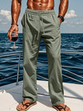 Men's Full Size Casual Loose-Fit Pants with Elastic Drawstring Waist Plus Size | STAHlin RADIANCE