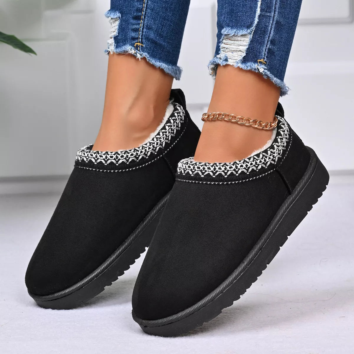 Round Toe Platform Ankle Boots | STAHlin RADIANCE
