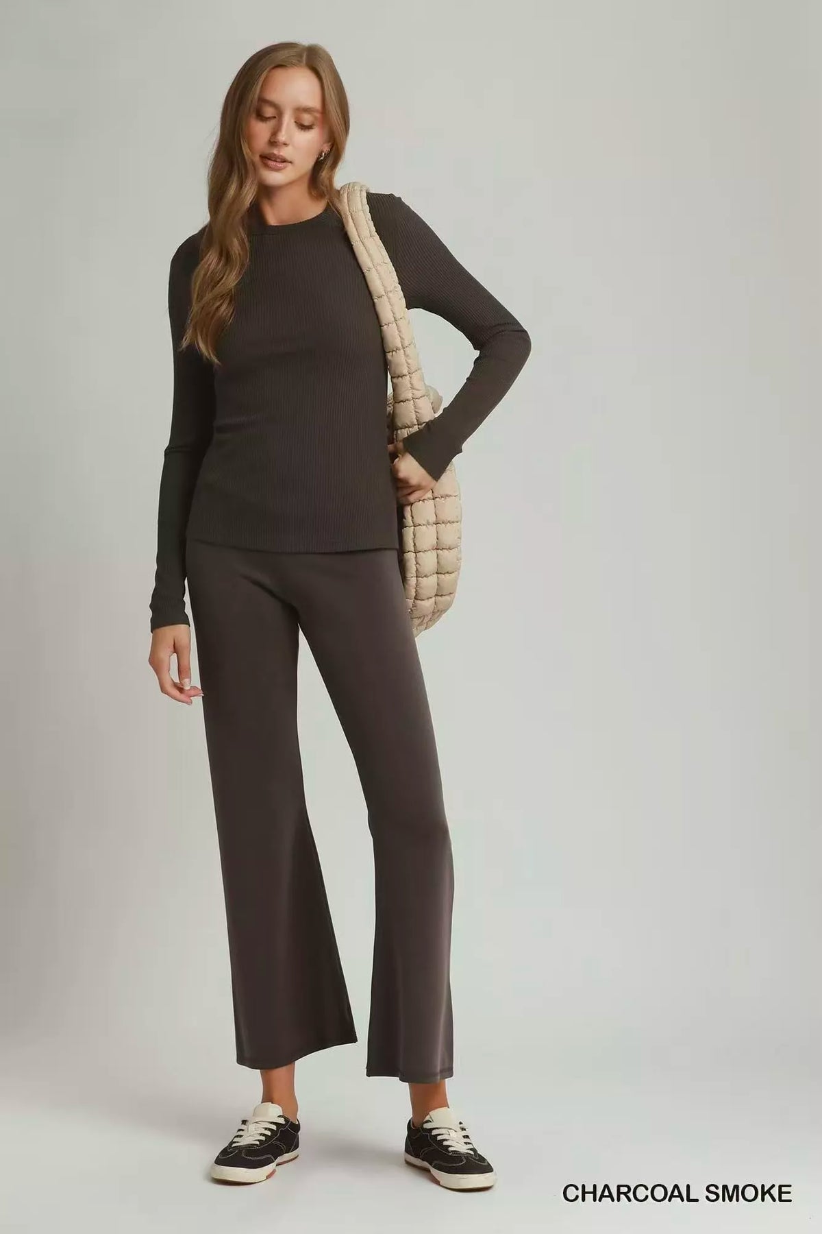 Umgee Brushed Rib Long Sleeve Top | STAHlin RADIANCE