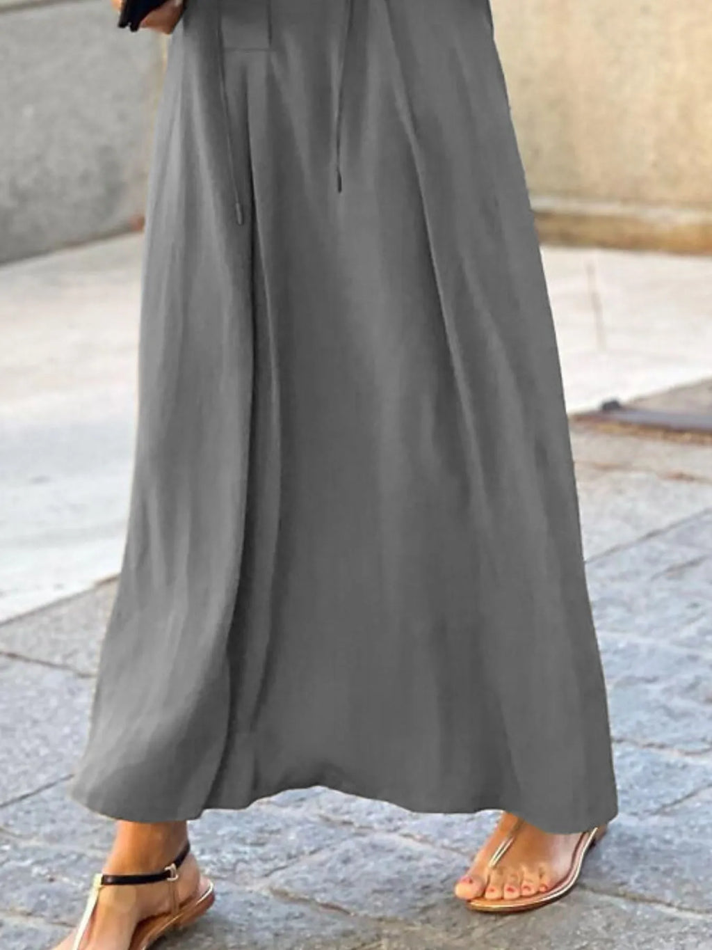 Full Size Solid Color Maxi Shirt Dress Plus Size | STAHlin RADIANCE