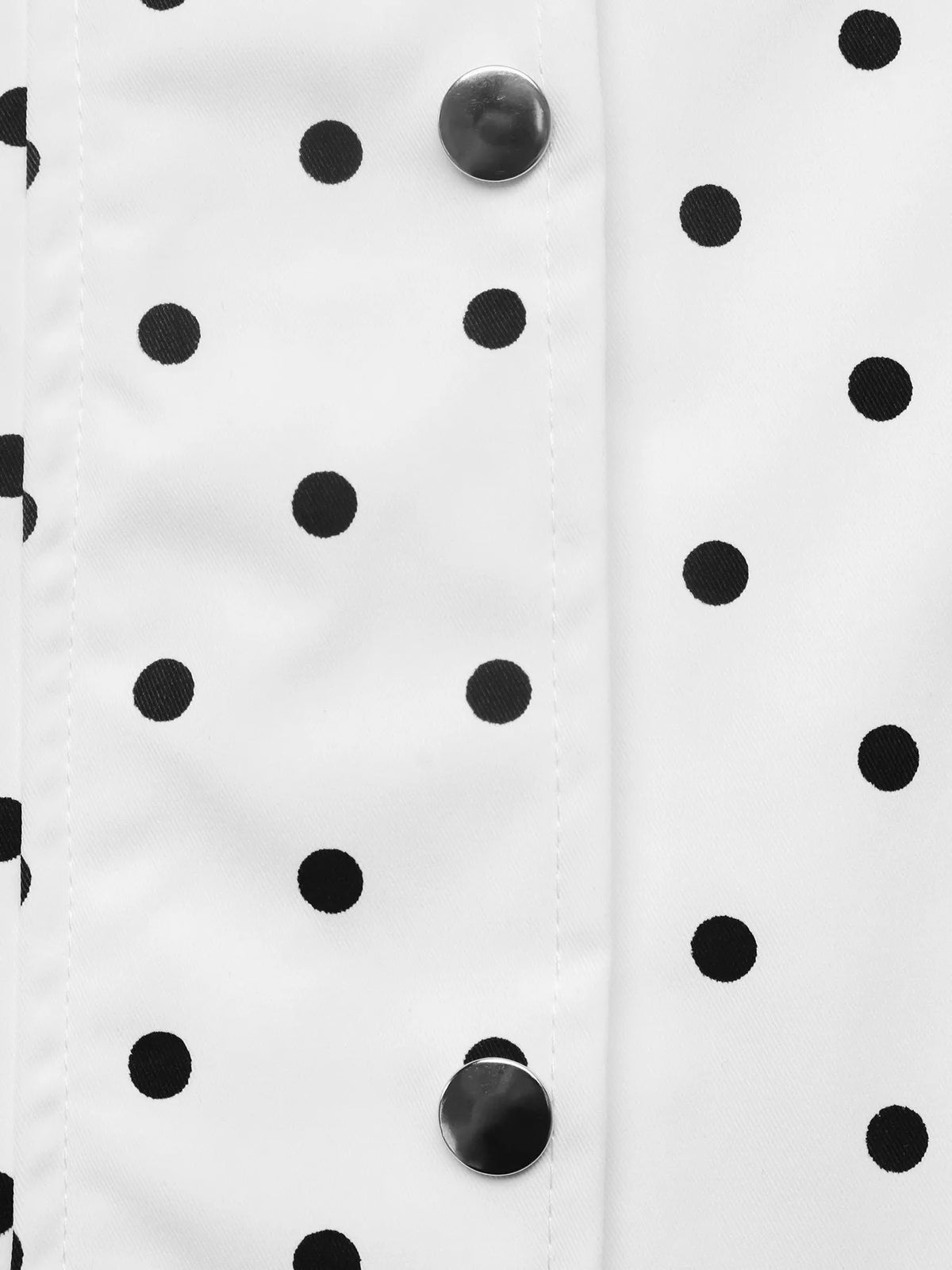Polka Dot Zip Up Cropped Jacket | STAHlin RADIANCE
