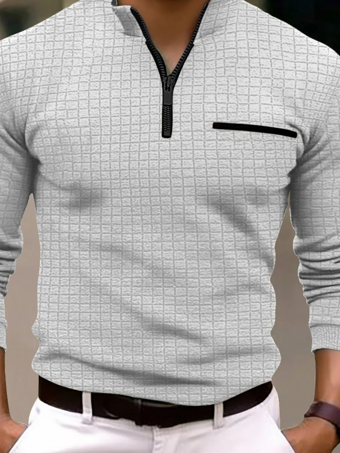 The Reeves Quarter-Zip Polo | STAHlin RADIANCE