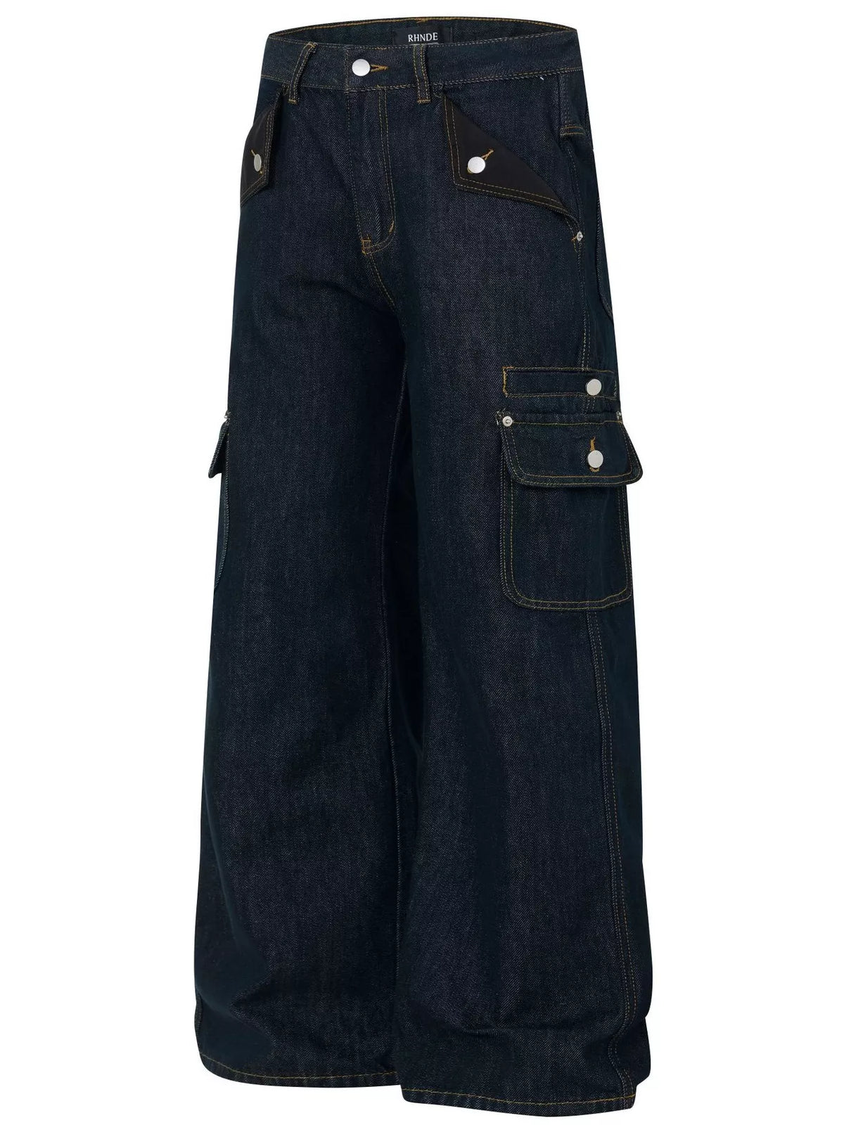 Men's Wide-Leg Cargo Jeans | STAHlin RADIANCE