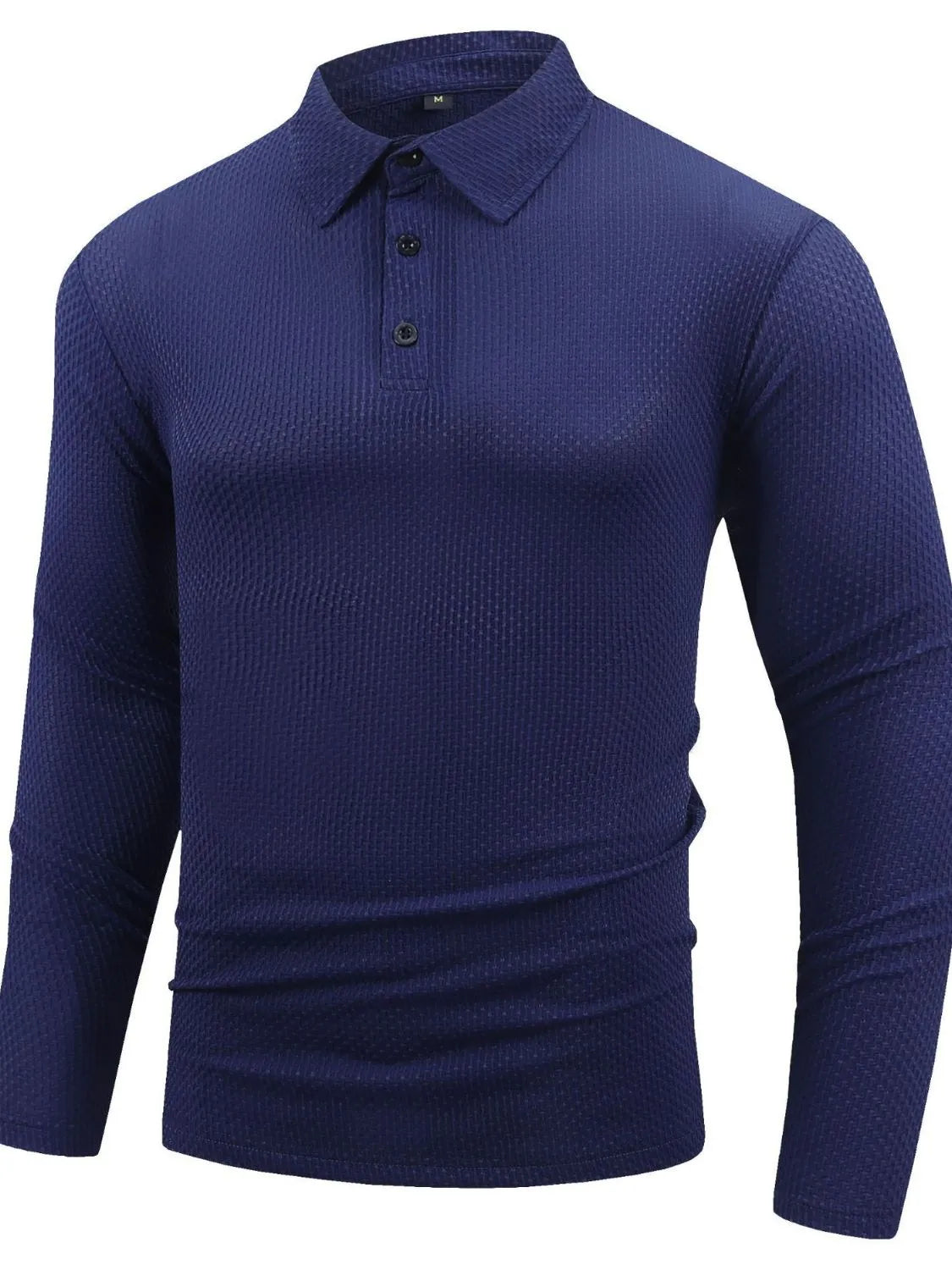Men's Full Size Button Detail Long Sleeve Top Plus Size | STAHlin RADIANCE