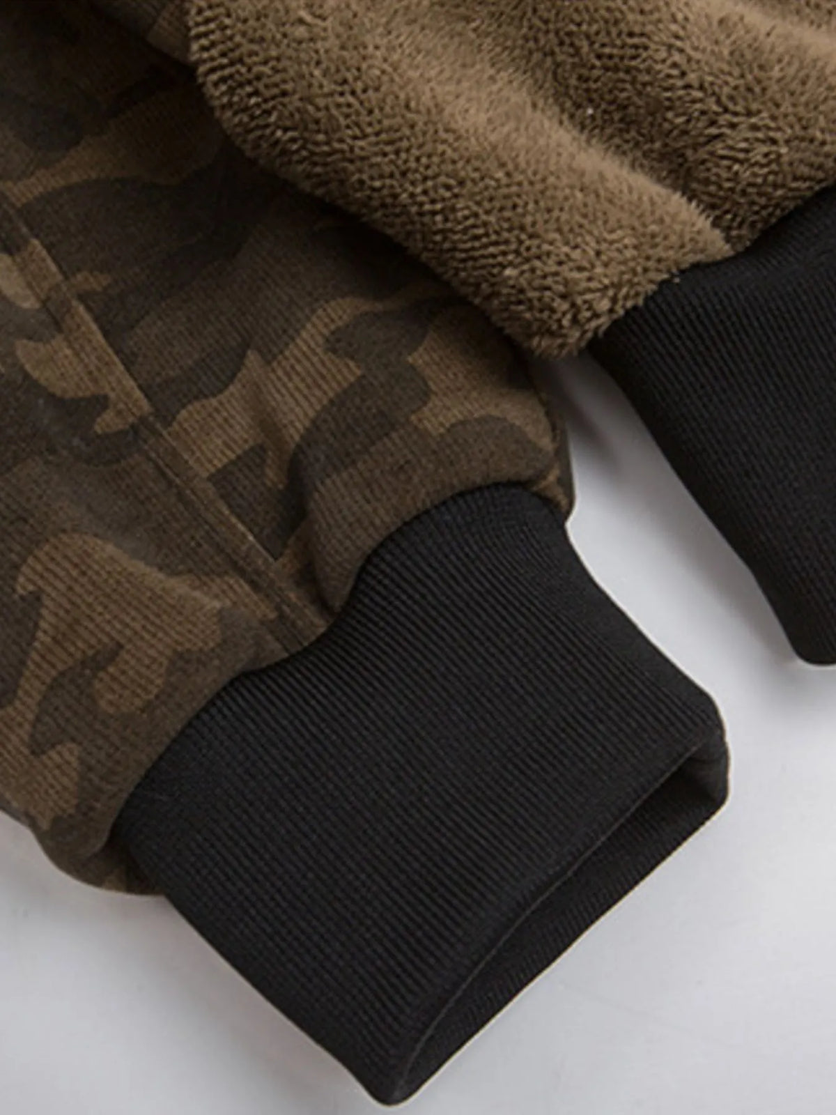 Men's Camouflage Faux Fur Hood Jacket | STAHlin RADIANCE