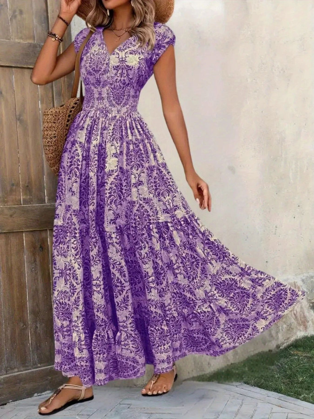 The Flora Cap Sleeve Maxi | STAHlin RADIANCE
