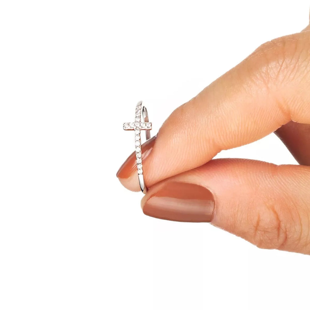 925 Sterling Silver Cross Ring | STAHlin RADIANCE