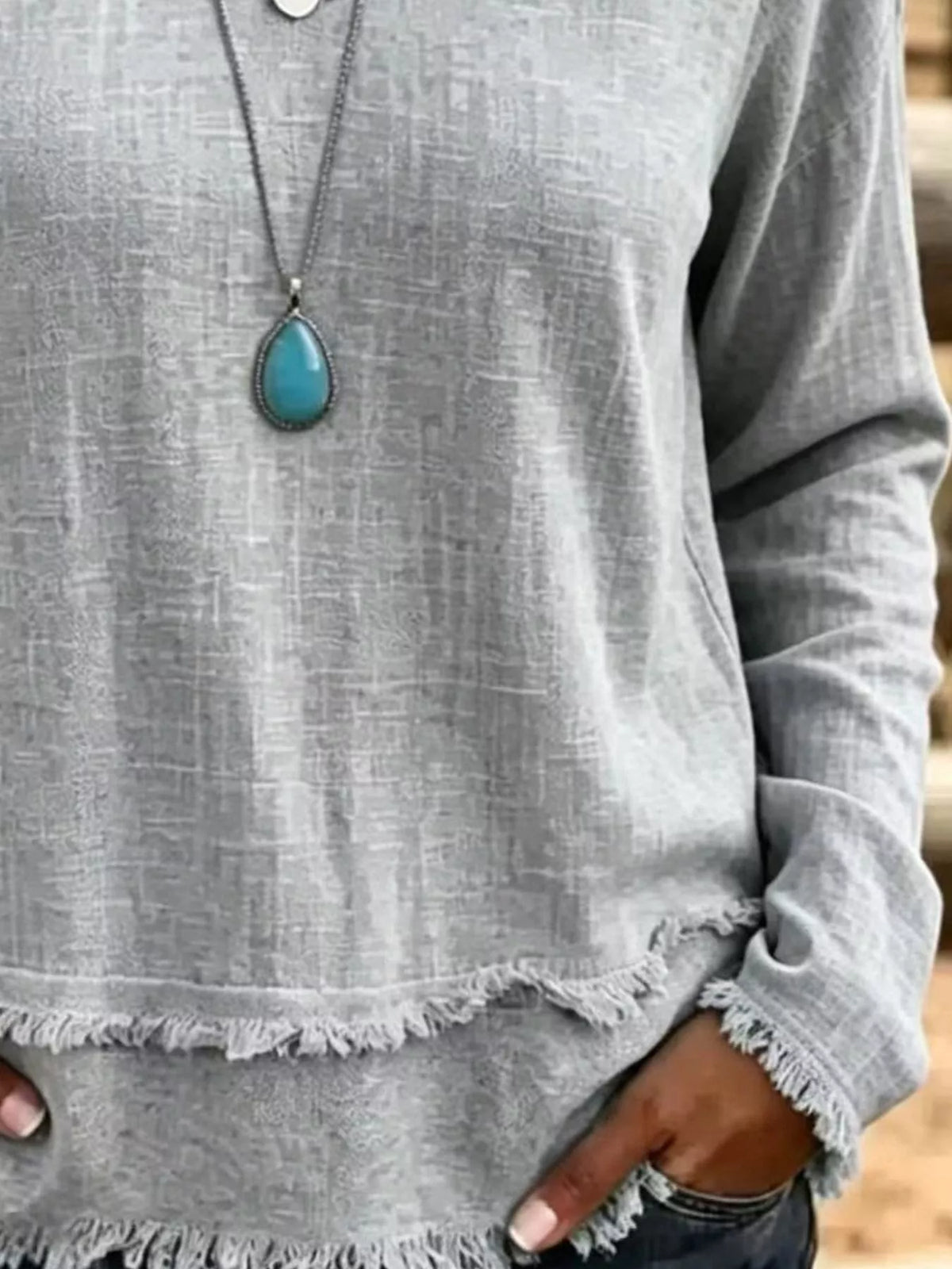 The Marlowe Frayed Tee | STAHlin RADIANCE
