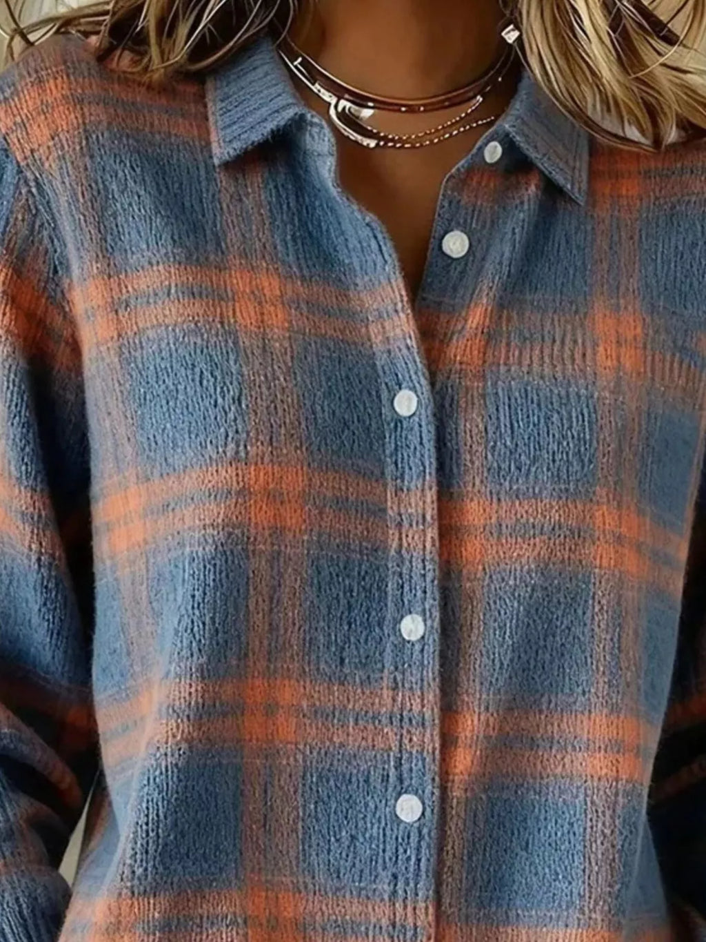 The Plaid Knit Cardigan | STAHlin RADIANCE