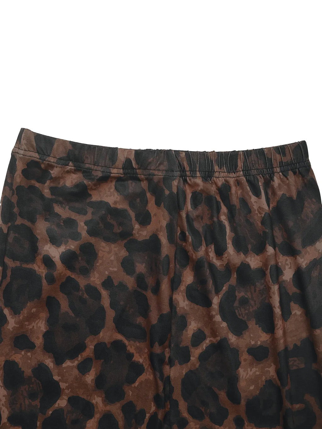 Leopard Round Neck Top and Skirt Set | STAHlin RADIANCE