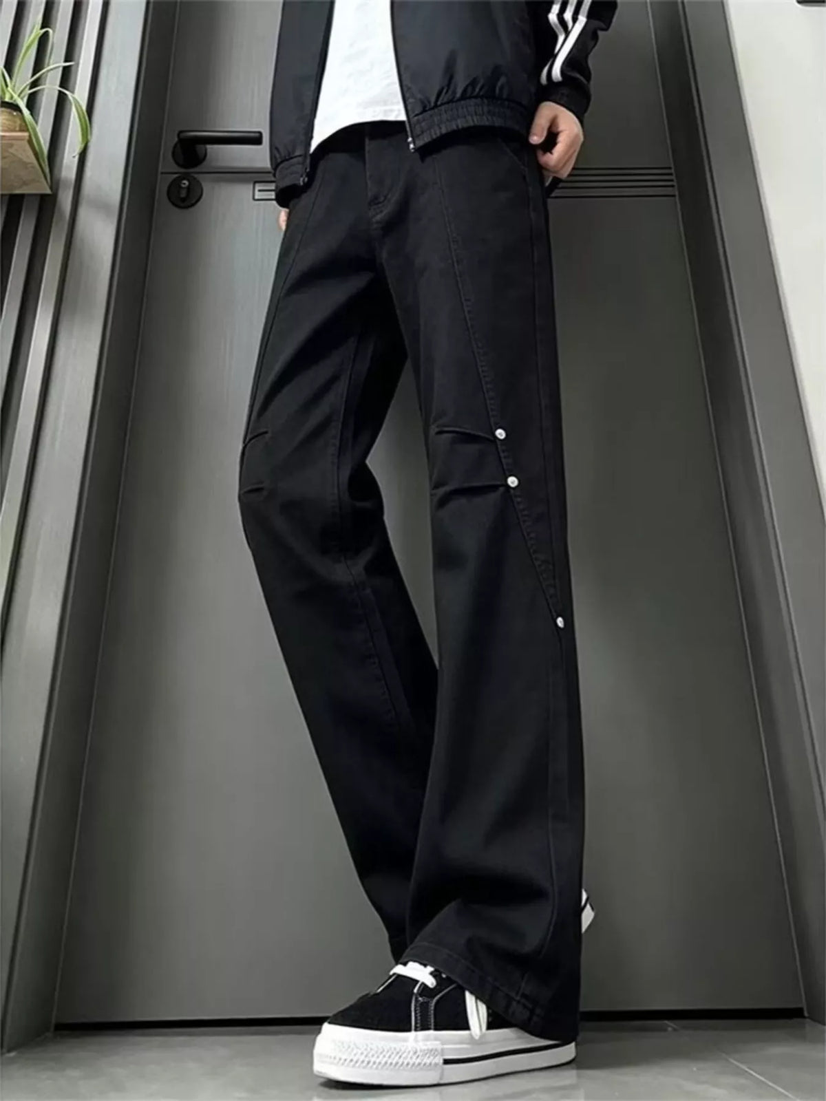 Men's Full Size Vintage Wide-Leg Jeans Plus Size | STAHlin RADIANCE