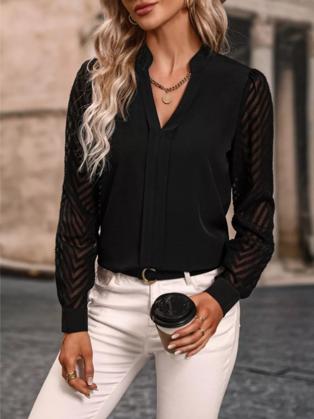 The Notched Sleeve Blouse | STAHlin RADIANCE