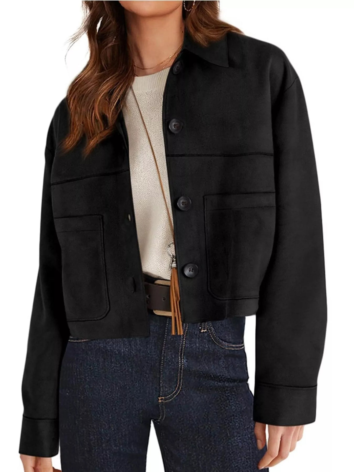 The Sutton Cropped Jacket | STAHlin RADIANCE