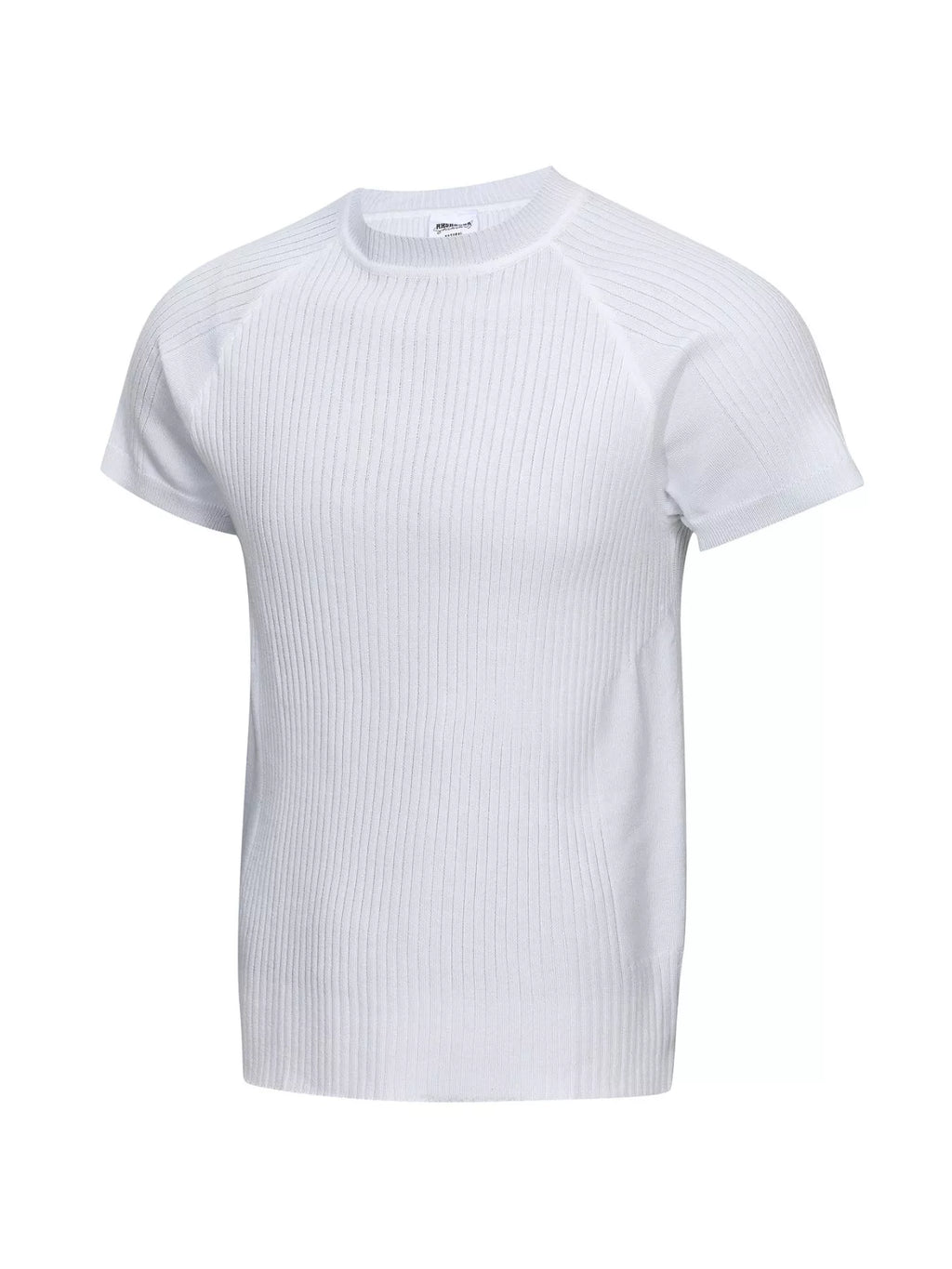 Men's Ribbed Knit Short-Sleeve T-Shirt | STAHlin RADIANCE