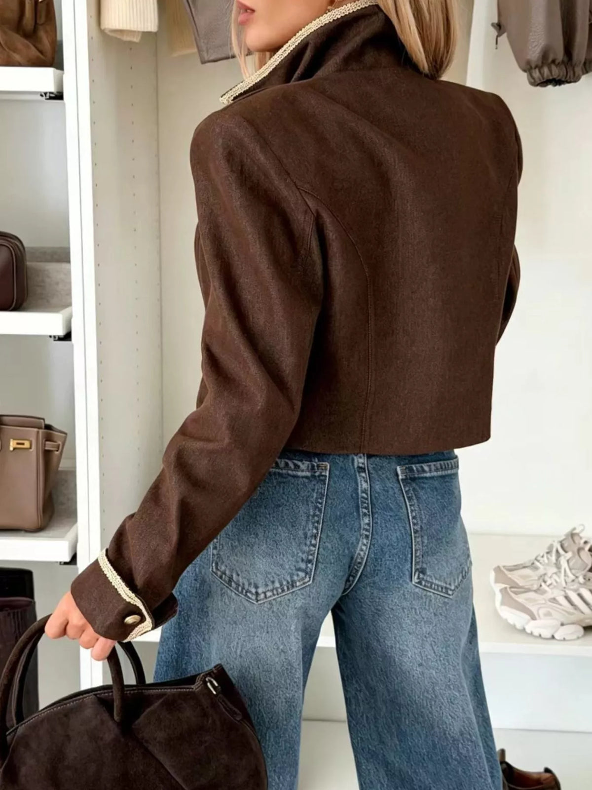The Sloane Double-Breasted Jacket | STAHlin RADIANCE