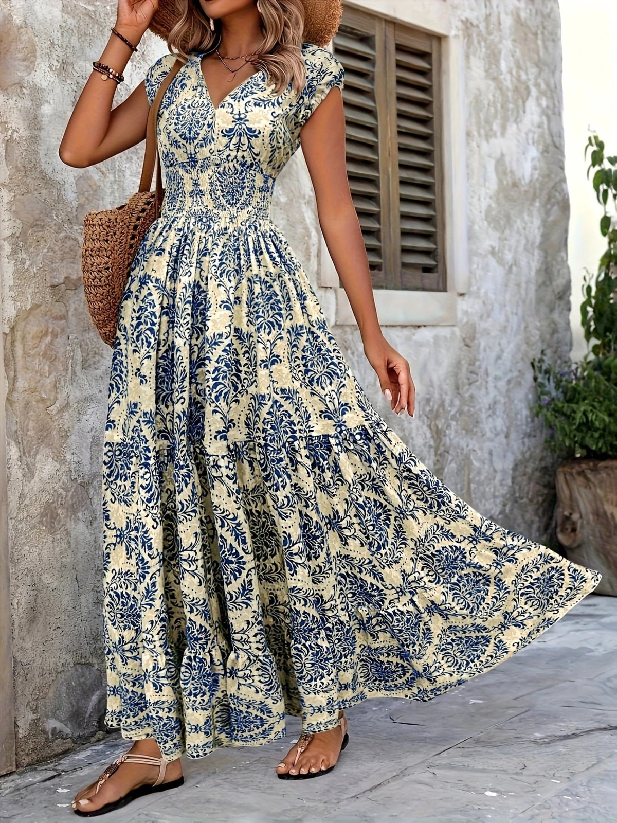 The Flora Cap Sleeve Maxi | STAHlin RADIANCE