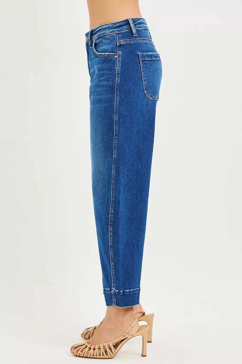 The Nova RISEN Crop Barrel Jeans | STAHlin RADIANCE