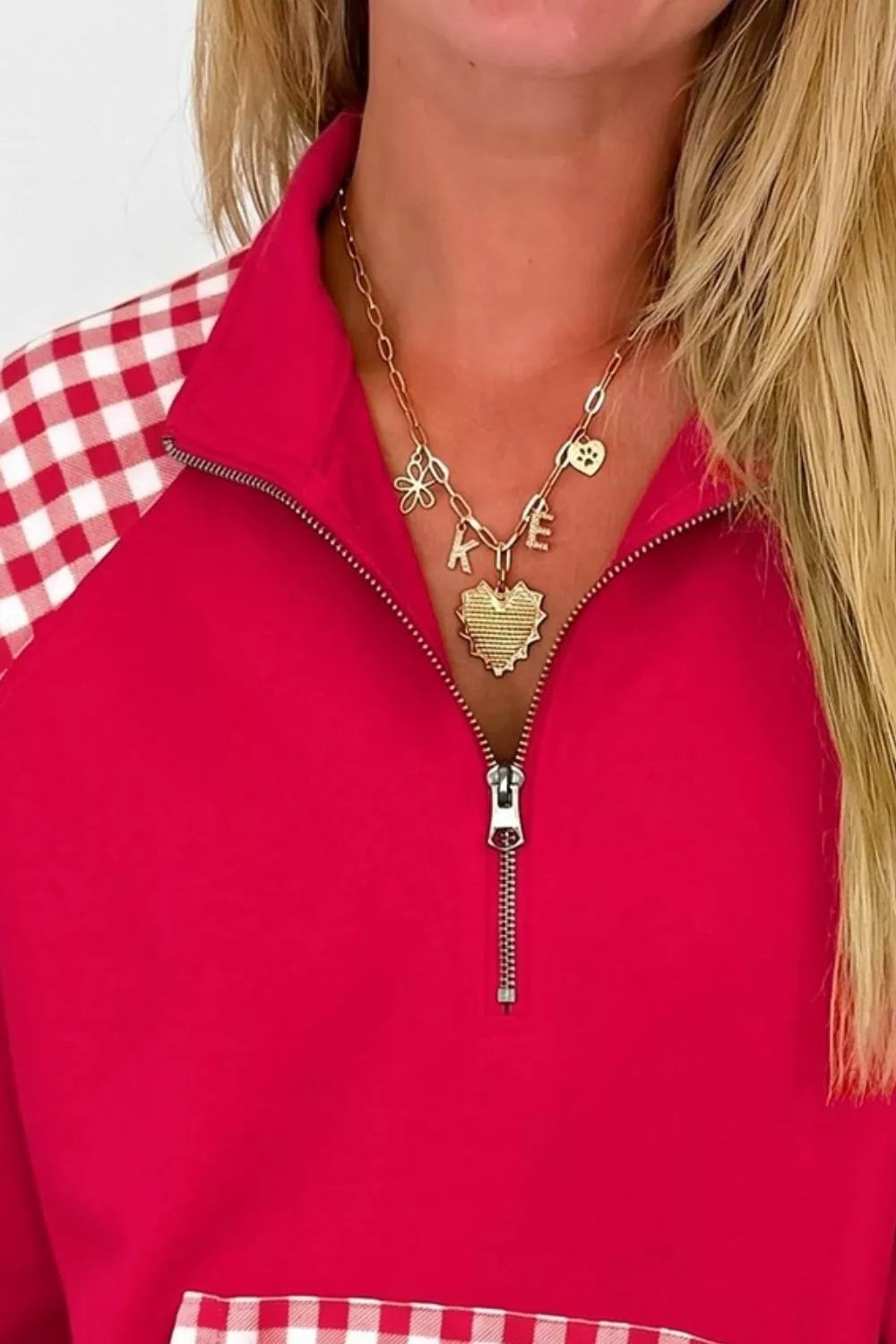The Wren Plaid Quarter-Zip | STAHlin RADIANCE