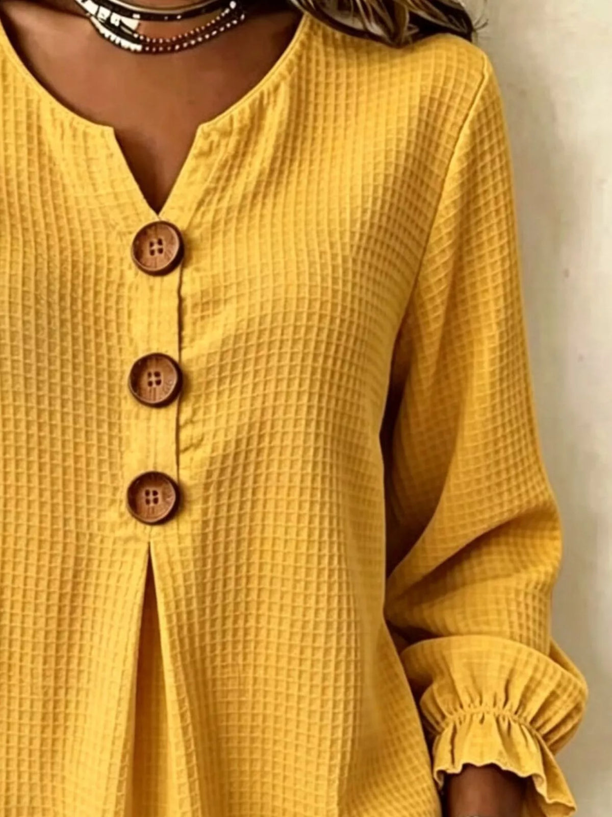The Ivory Waffle Knit Top | STAHlin RADIANCE