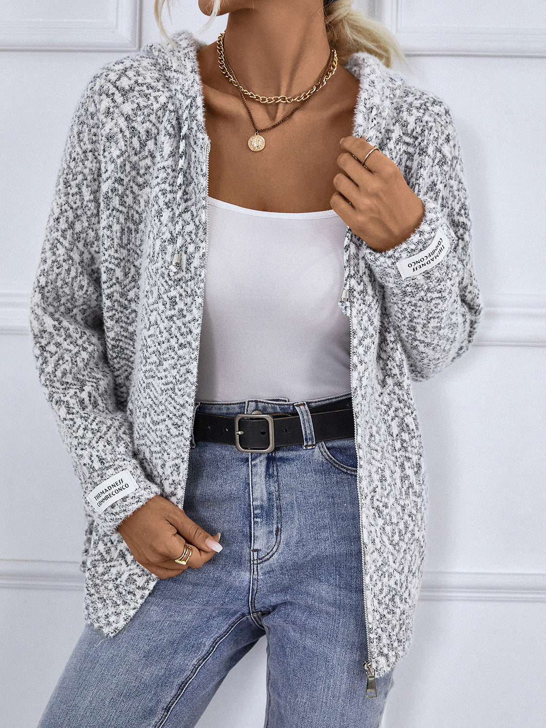 Zip-Up Hooded Sweater | STAHlin RADIANCE