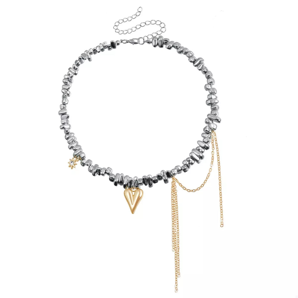 Silver-Plated Heart Necklace | STAHlin RADIANCE