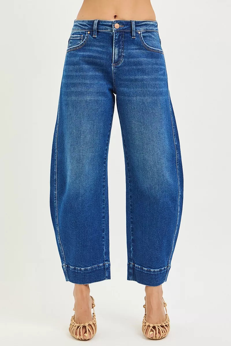 The Nova RISEN Crop Barrel Jeans | STAHlin RADIANCE