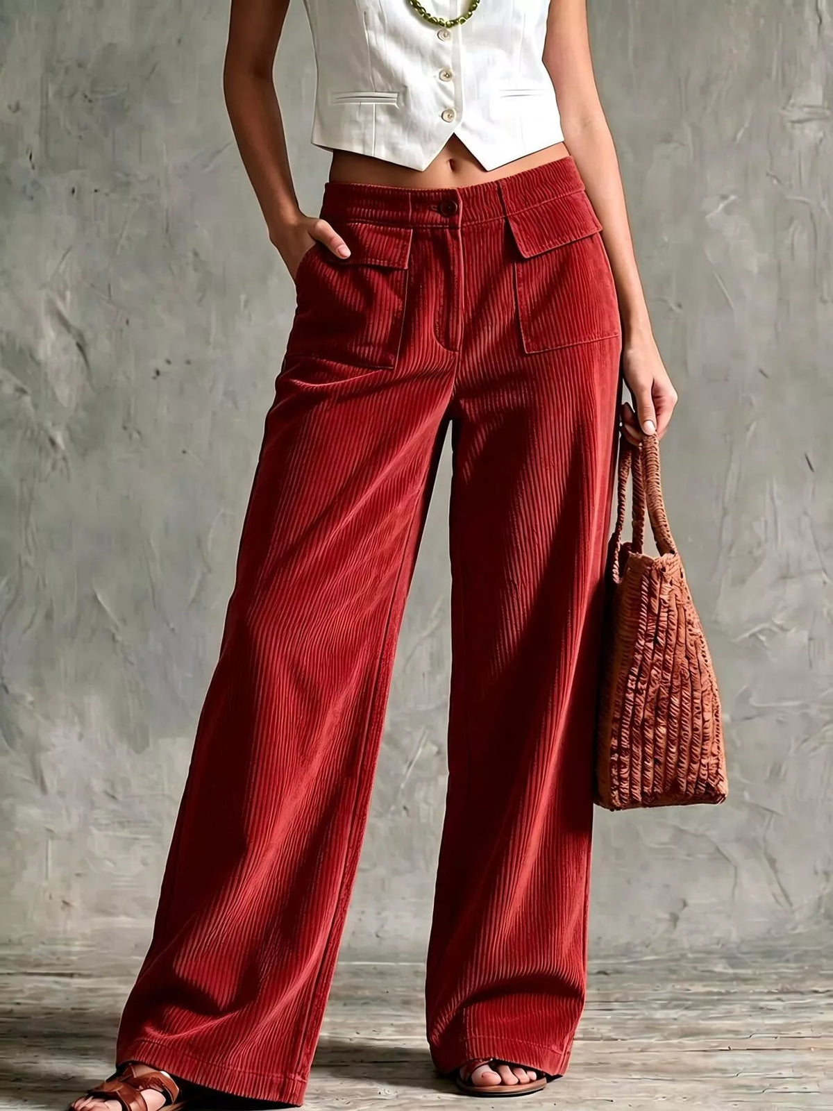 The Sloane Corduroy Wide-Legs | STAHlin RADIANCE