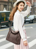 Leather Casual Shoulder Bag | STAHlin RADIANCE
