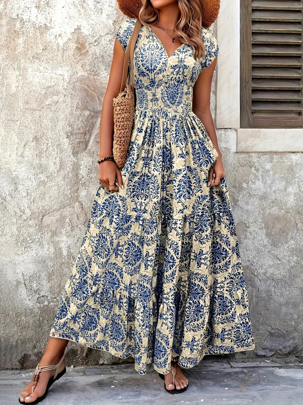 The Flora Cap Sleeve Maxi | STAHlin RADIANCE