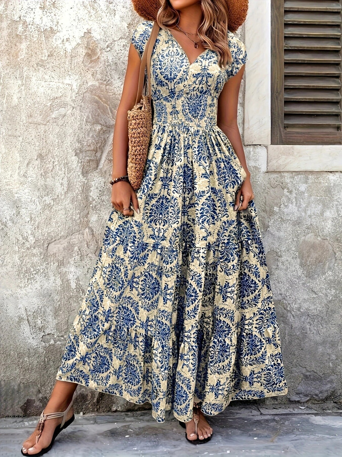 The Flora Cap Sleeve Maxi | STAHlin RADIANCE