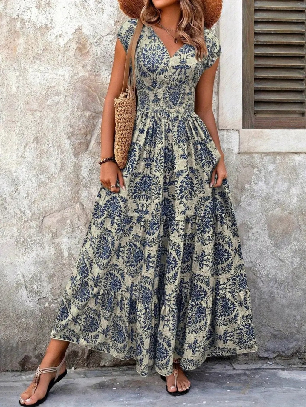 The Flora Cap Sleeve Maxi | STAHlin RADIANCE