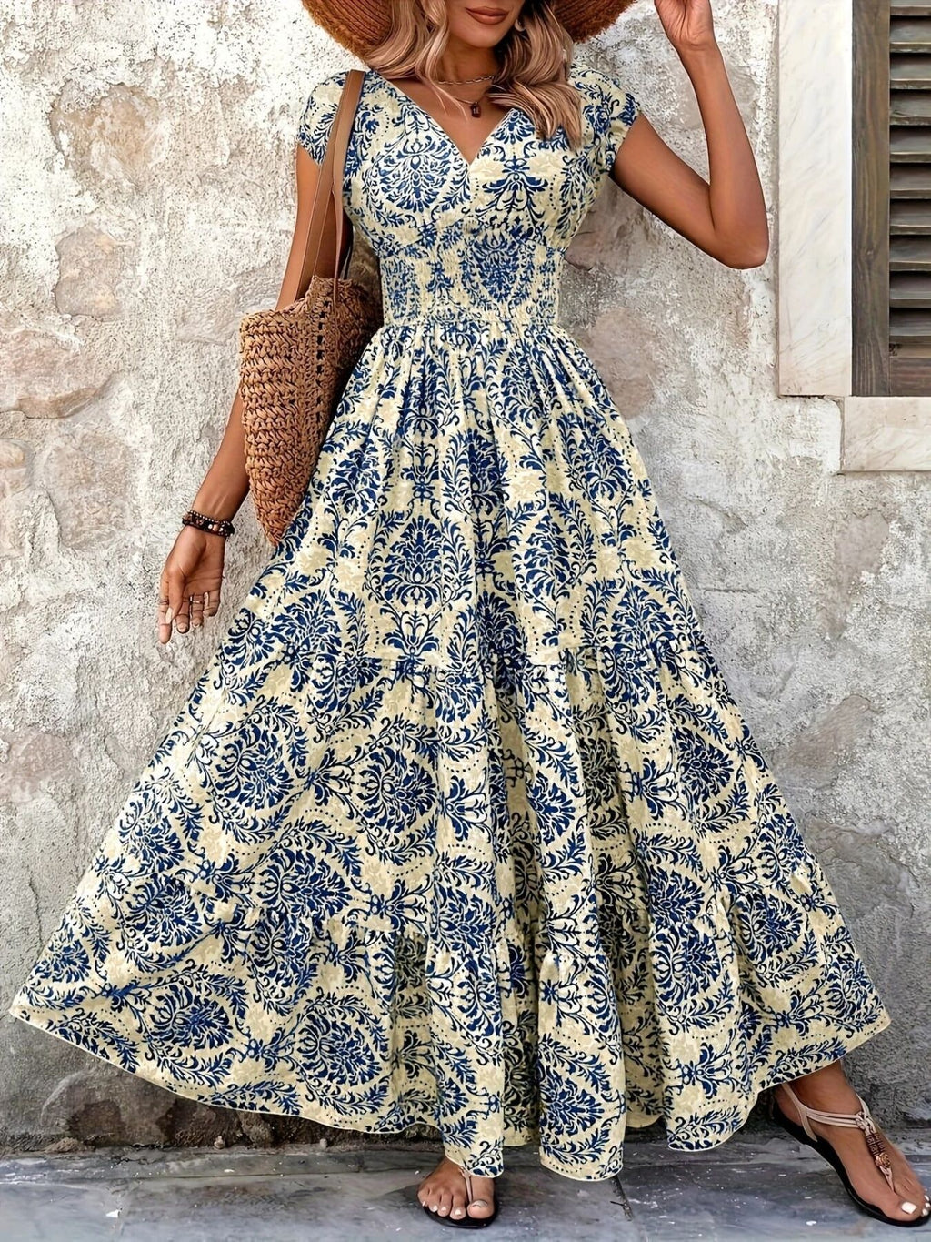 The Flora Cap Sleeve Maxi | STAHlin RADIANCE