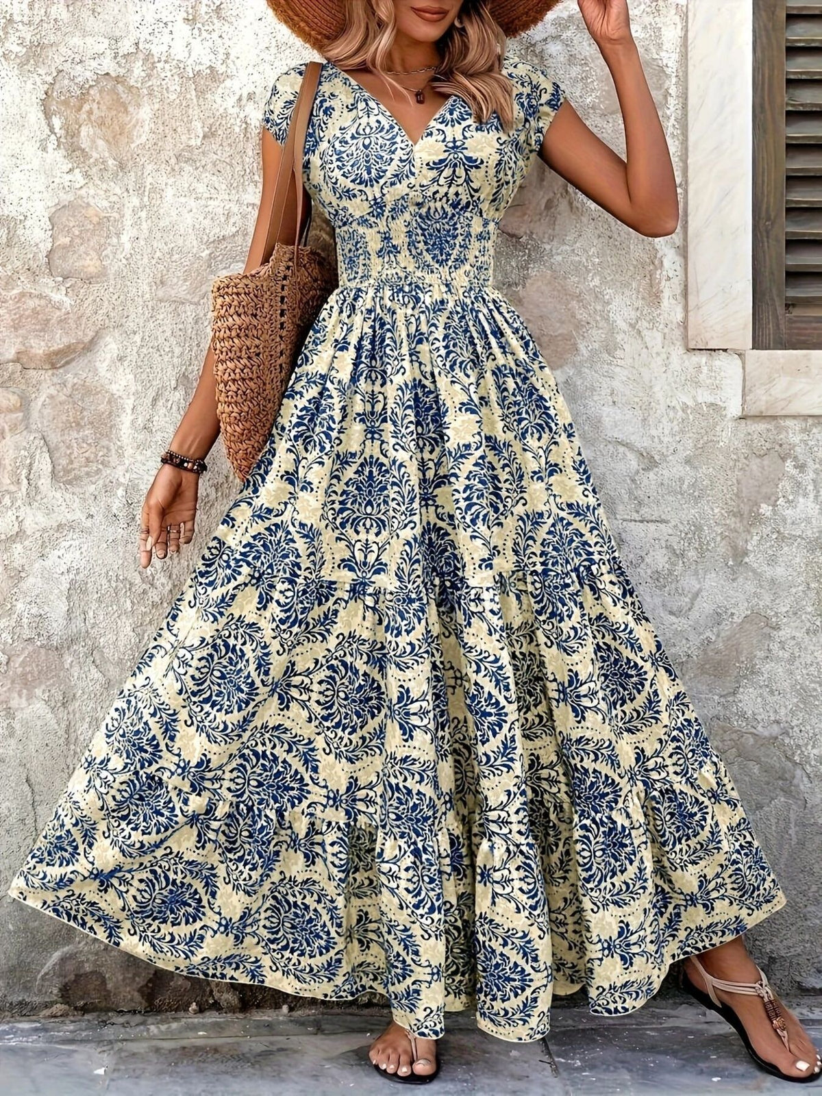 The Flora Cap Sleeve Maxi | STAHlin RADIANCE