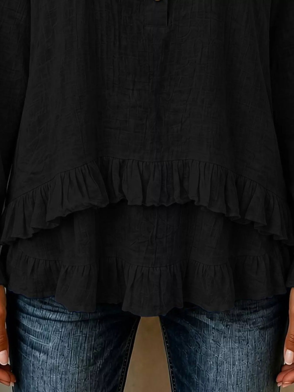 The Ruffled Button Blouse | STAHlin RADIANCE