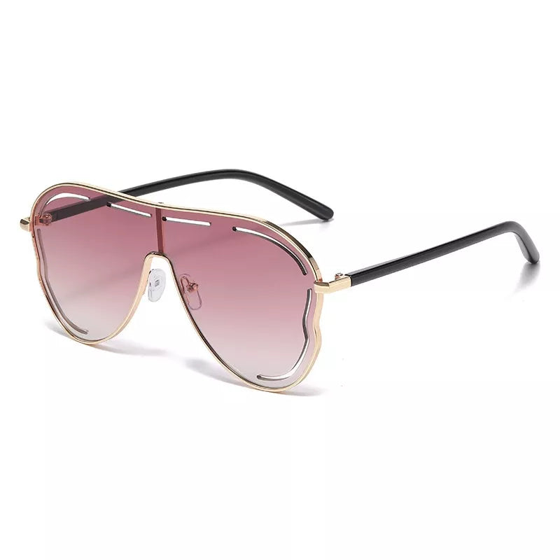 Oversized Aviator Gradient Sunglasses | STAHlin RADIANCE