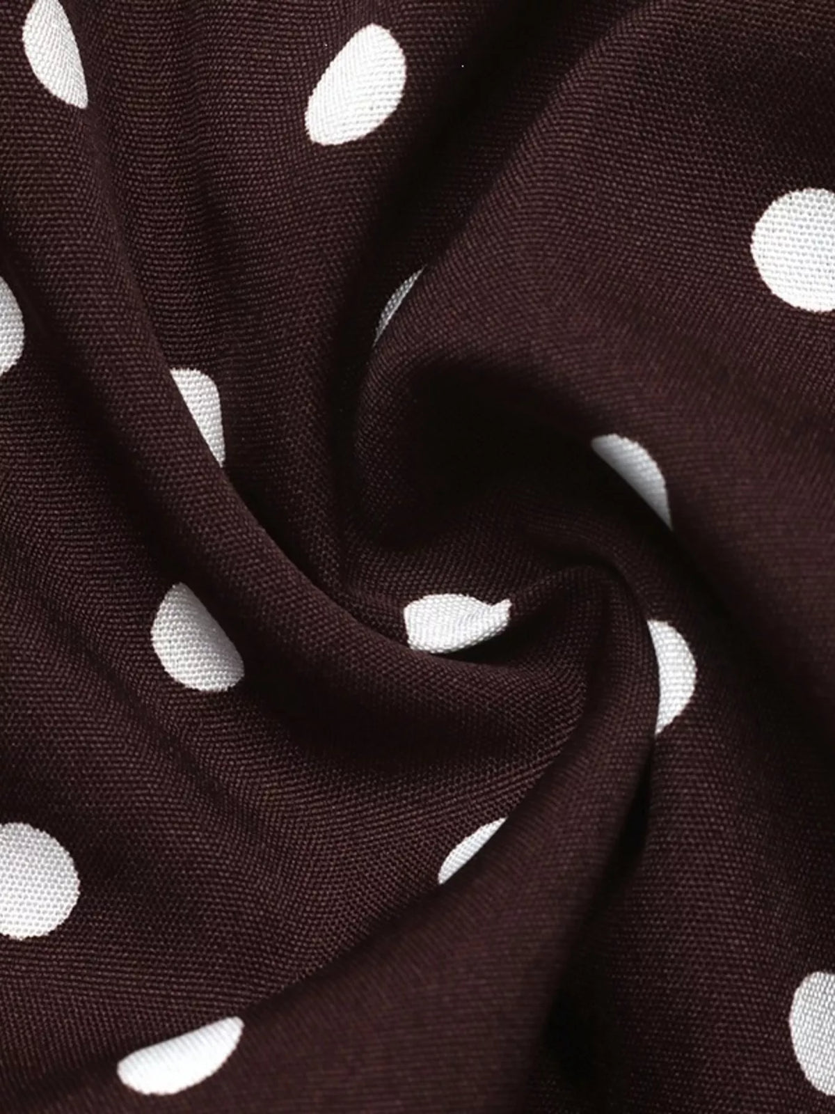 Polka Dot Ruffled V-Neck Bodysuit | STAHlin RADIANCE