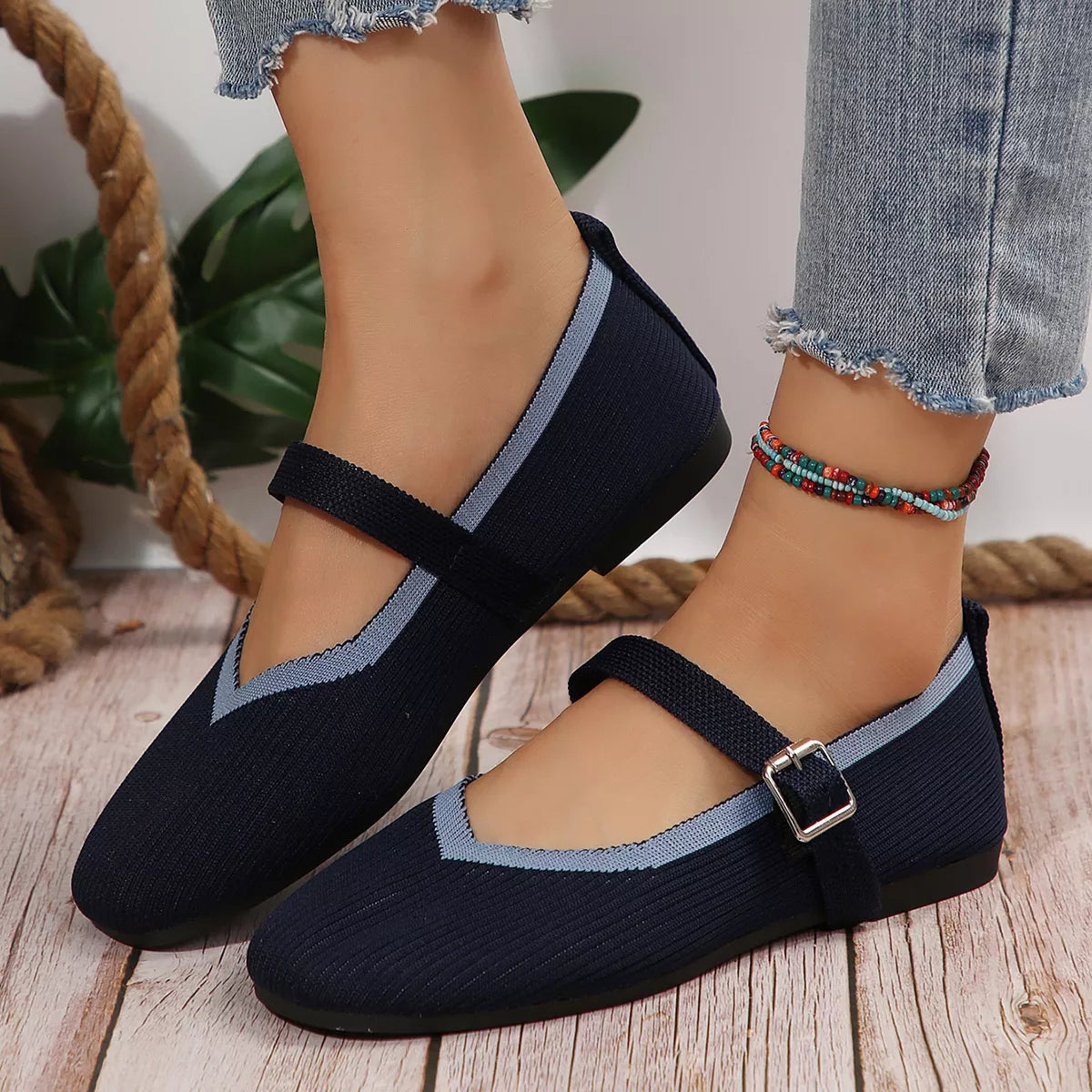Round Toe Mesh Slip-Ons | STAHlin RADIANCE