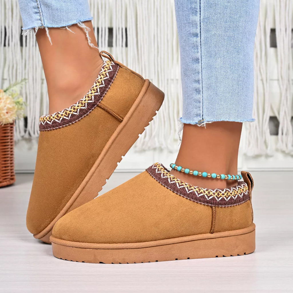 Round Toe Platform Ankle Boots | STAHlin RADIANCE