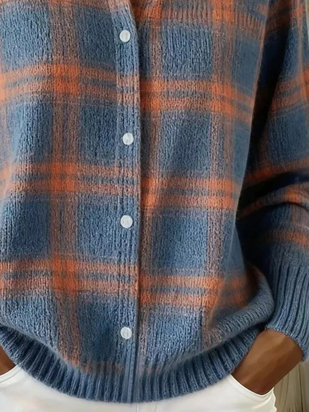 The Plaid Knit Cardigan | STAHlin RADIANCE
