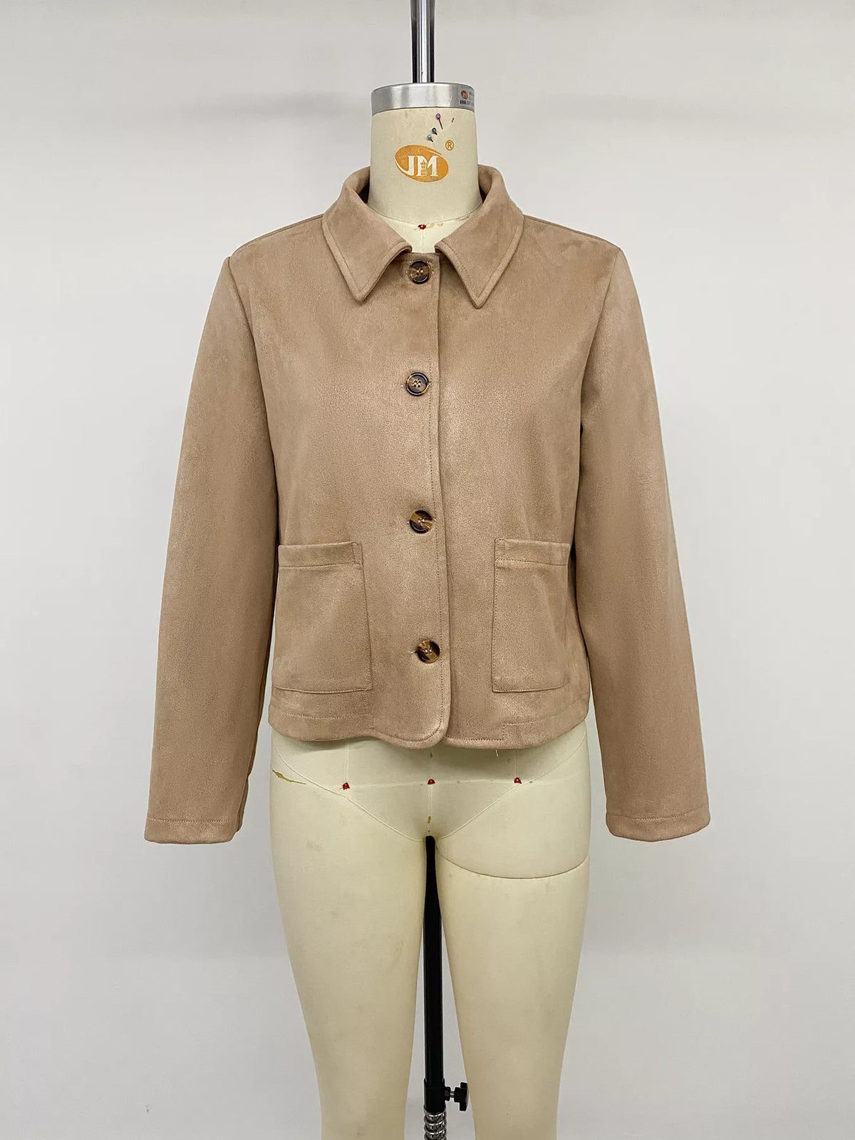 Collared Neck Button Up Jacket | STAHlin RADIANCE