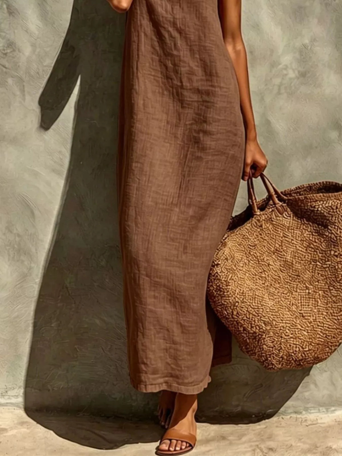 The Sloane Linen Maxi Dress | STAHlin RADIANCE