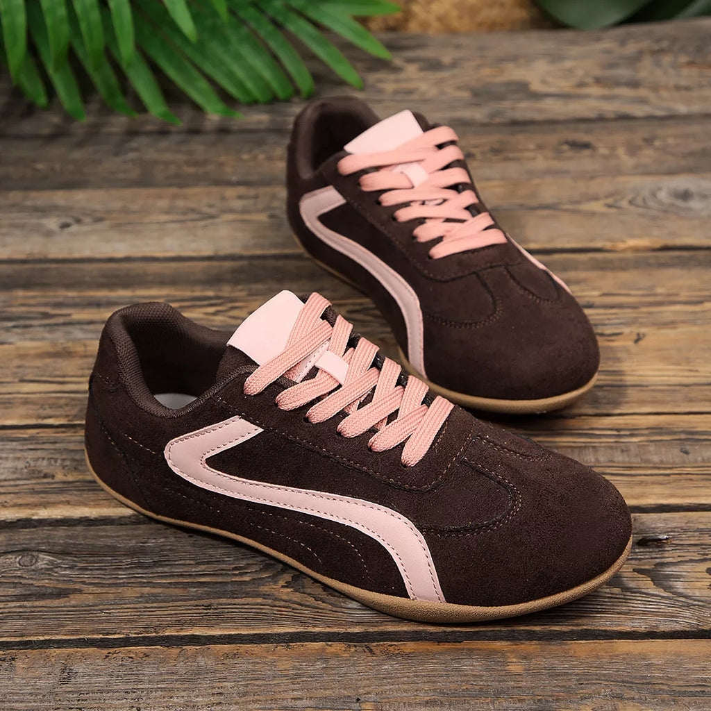 Round Toe Lace Up Sneakers | STAHlin RADIANCE