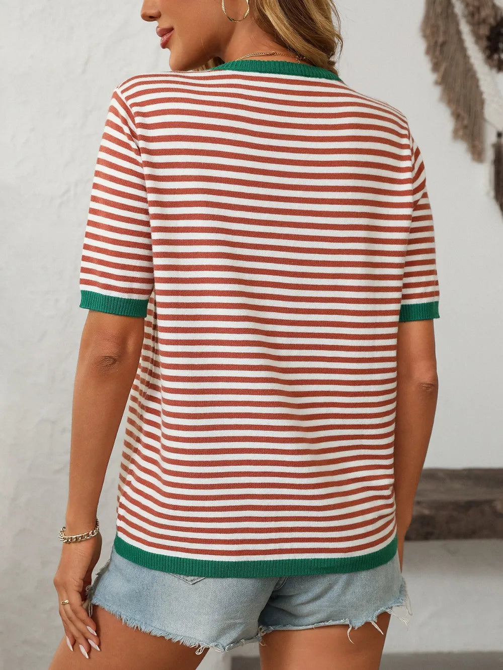 The Brynn Striped Tee | STAHlin RADIANCE