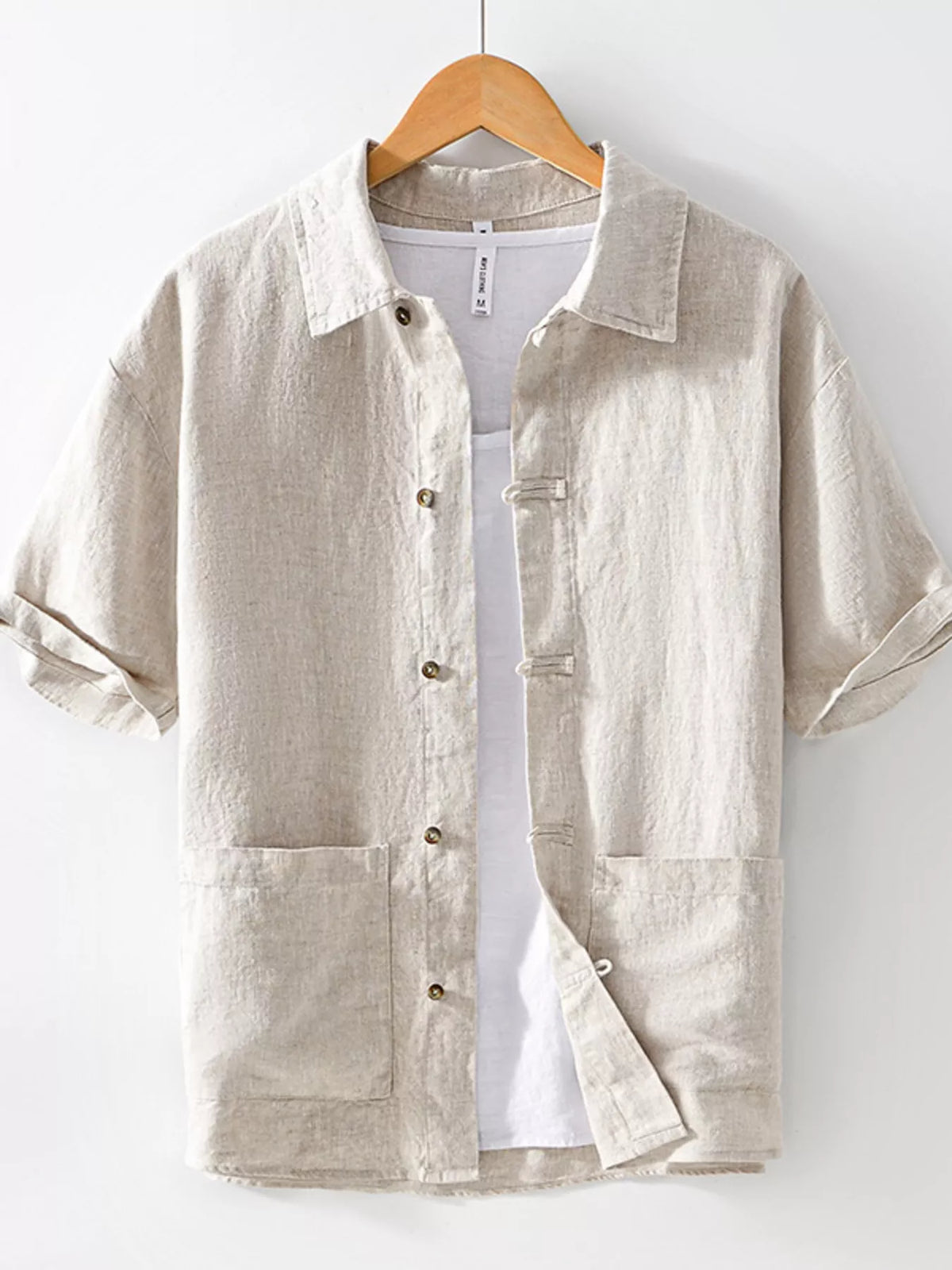 Men's Plus Size Casual Button Down Short Sleeve Shirt | STAHlin RADIANCE