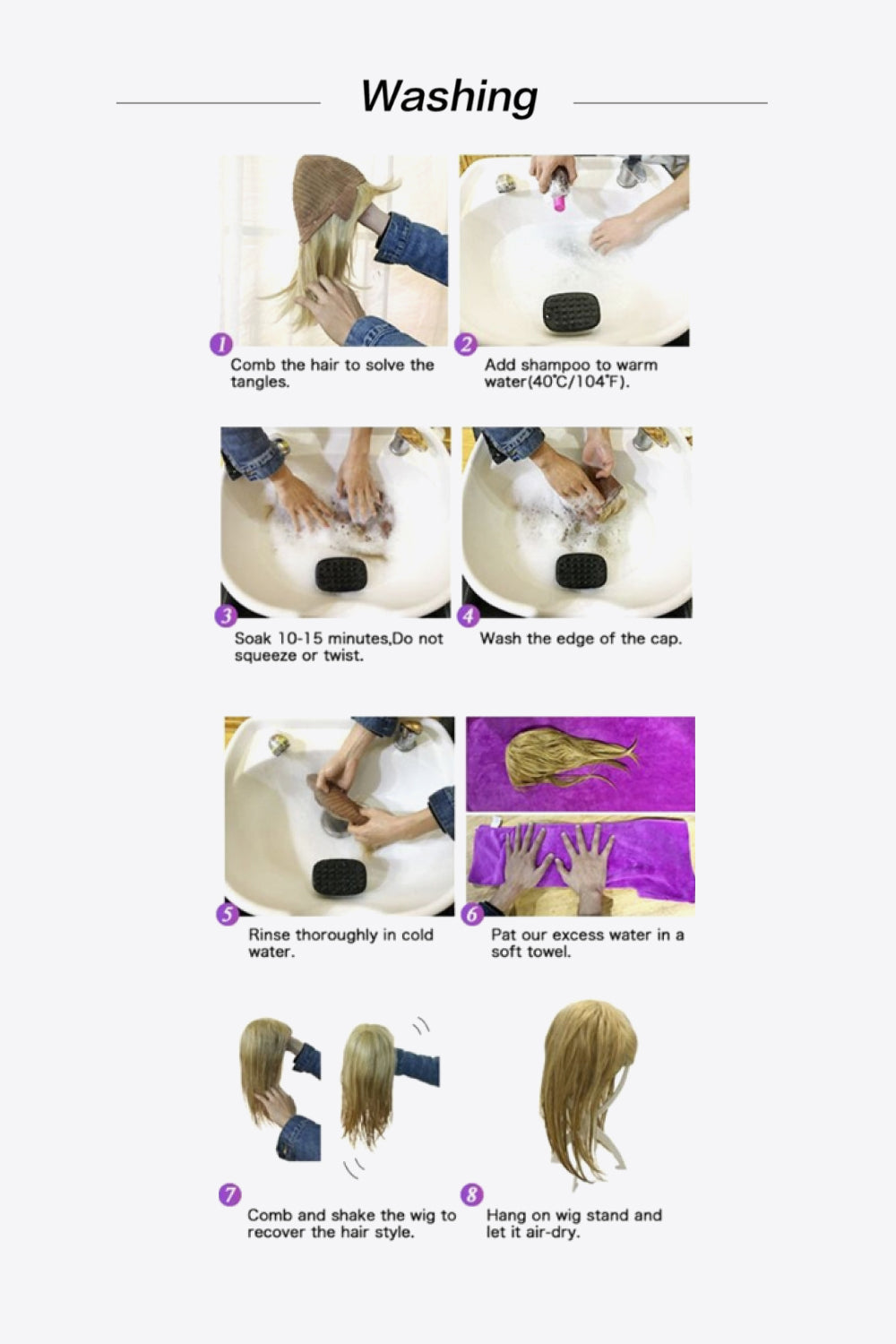 Full Machine Made Long Wave Wigs 26'' | STAHlin RADIANCE