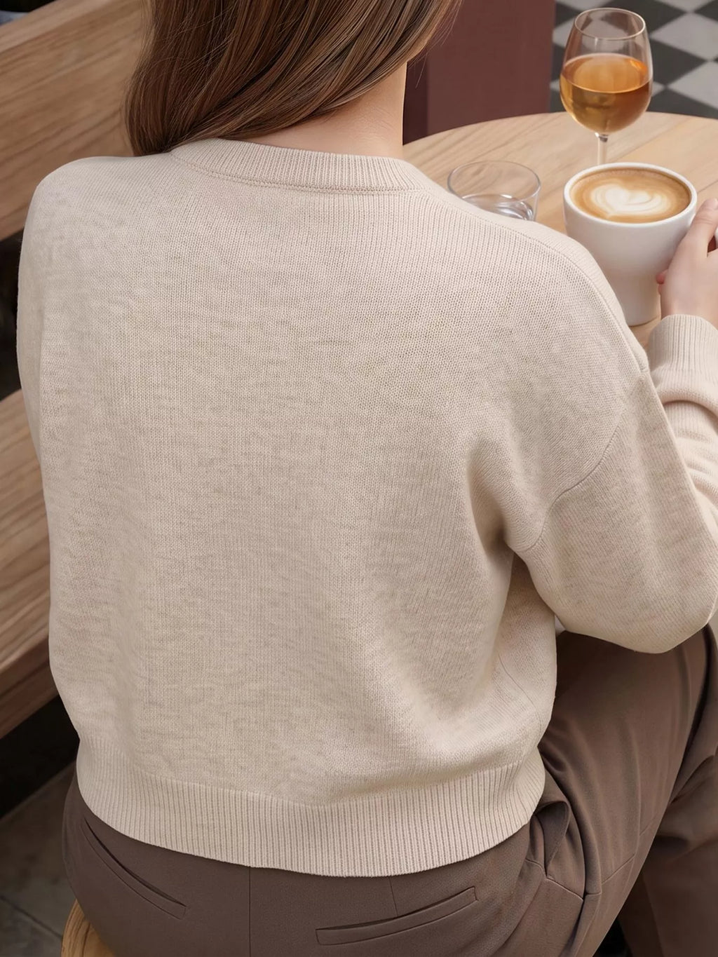 Button Up Dropped Shoulder Cardigan | STAHlin RADIANCE
