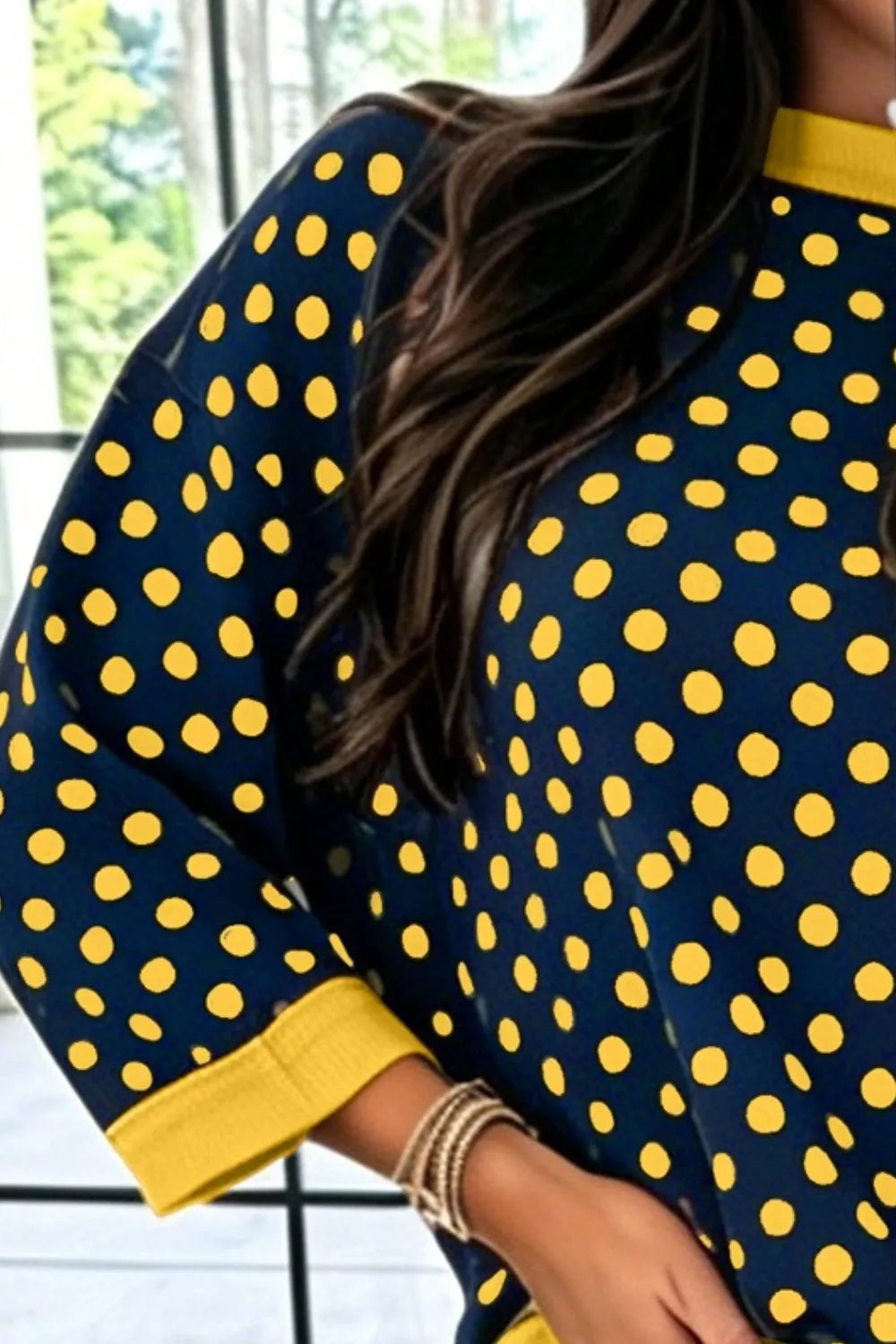 The Darcy Polka Dot Sweatshirt | STAHlin RADIANCE